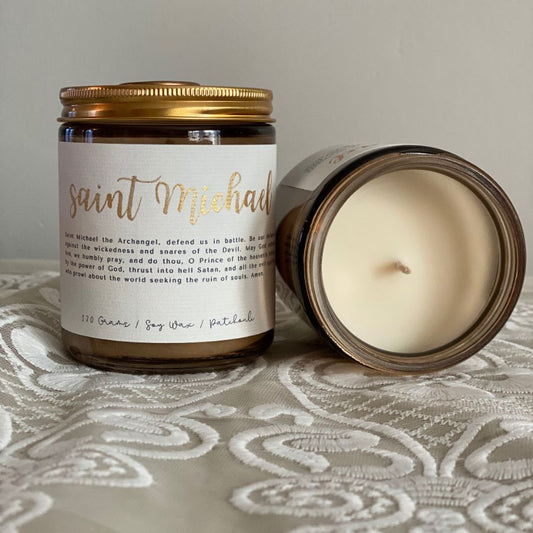 Saint Michael Prayer Candle